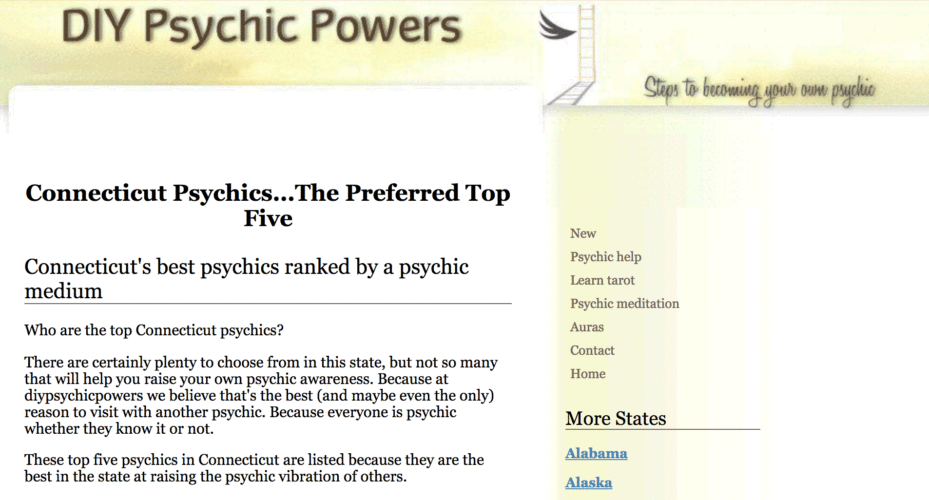 Top 5 Psychics in Connecticut
